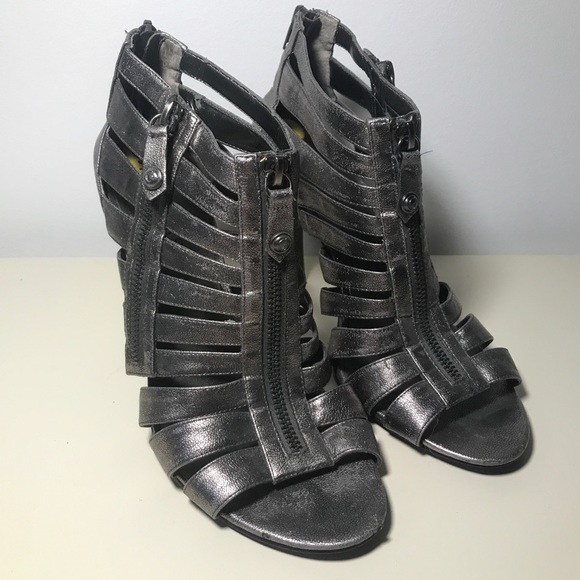 Strappy Silver Heel | Guess - Picture 2 of 5